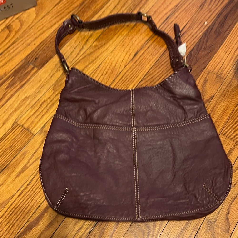 Liz Claiborne Deep Purple Hobo Bag